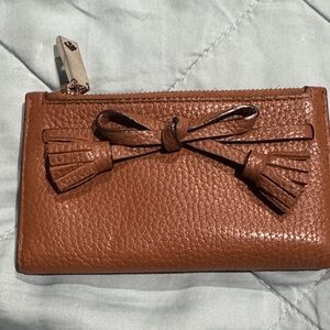 Kate Spade Tan Leather Knot Wallet